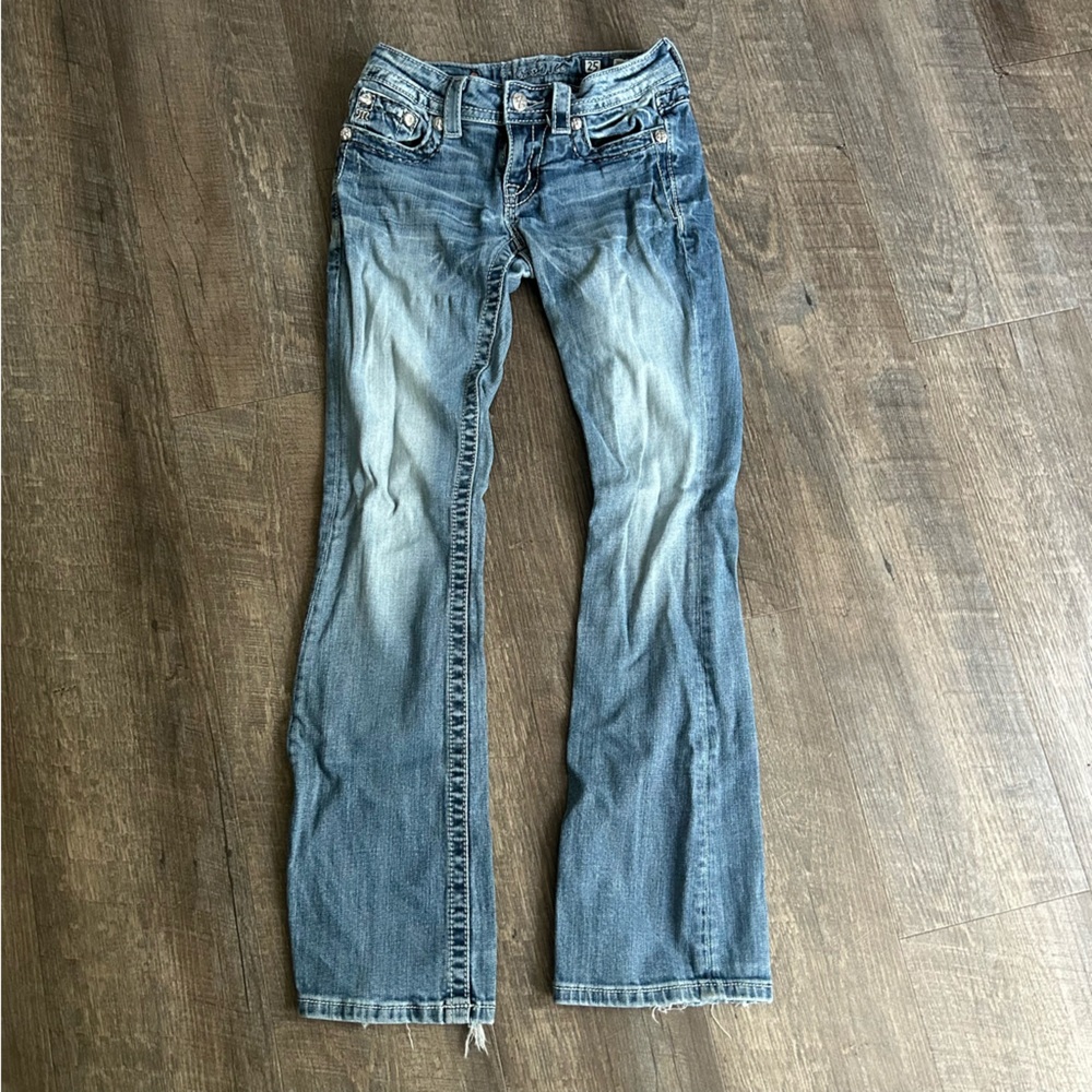 Miss Me Light Blue Boot Cut Jeans